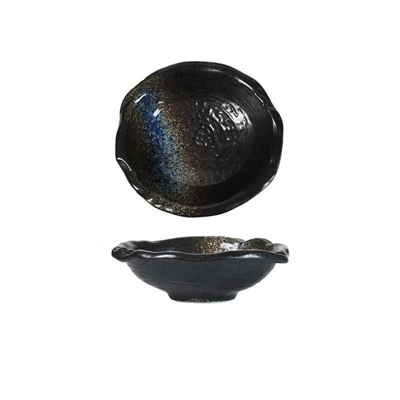 Handcrafted Ceramic Serving Bowl, 8.7 Inch Glossy Rustic Finish Pasta and Fruit Bowl 5