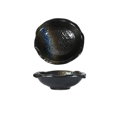Handcrafted Ceramic Serving Bowl, 8.7 Inch Glossy Rustic Finish Pasta and Fruit Bowl 5