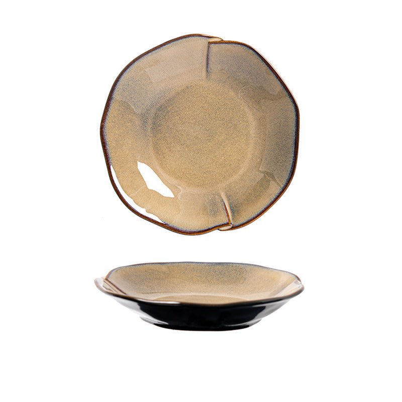 Handcrafted Reactive Glaze Plates – Unique Artisan Design for Stunning Table Presentation 6