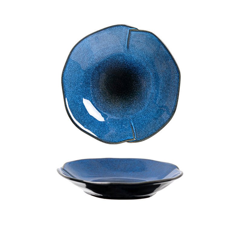 Handcrafted Reactive Glaze Plates – Unique Artisan Design for Stunning Table Presentation 4