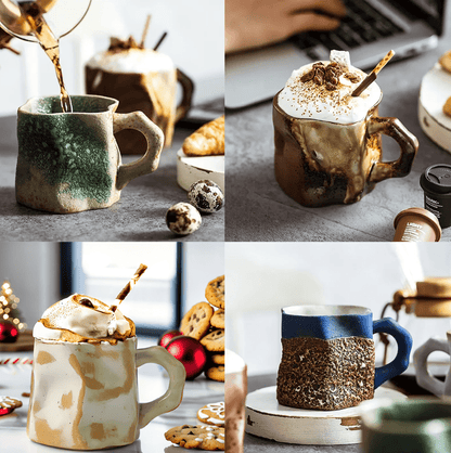 Handcrafted TerraVibe Mug – Unique 300ml Ceramic Cup for Coffee, Tea, and Cocoa 5
