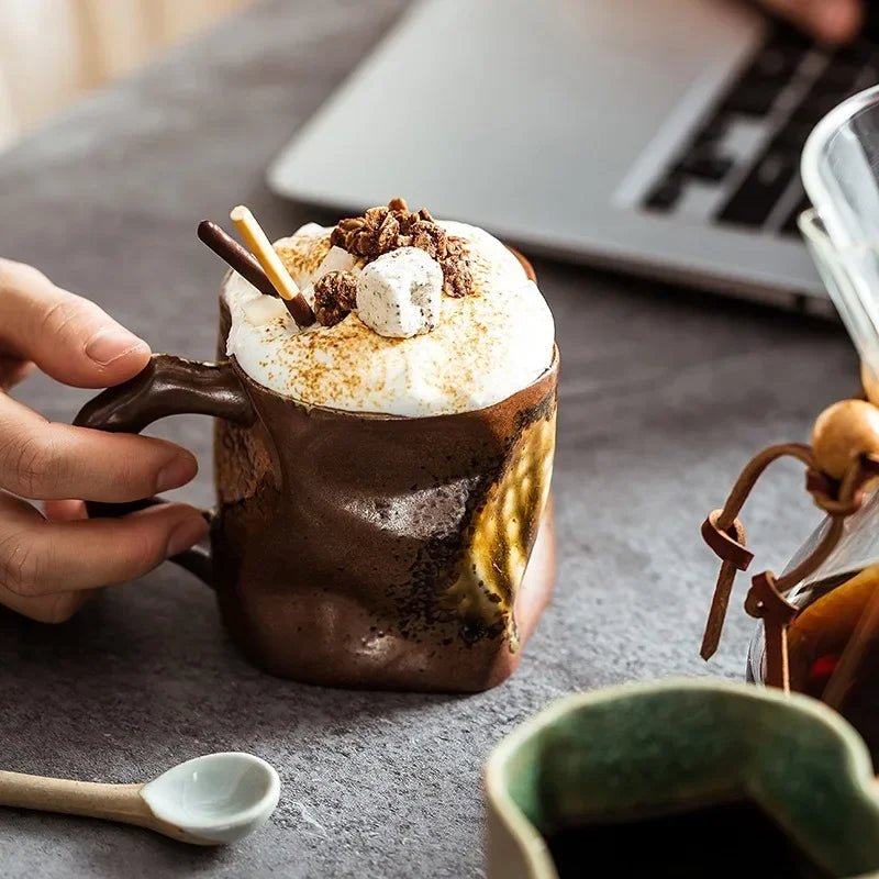 Handcrafted TerraVibe Mug – Unique 300ml Ceramic Cup for Coffee, Tea, and Cocoa 4