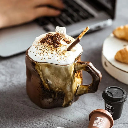 Handcrafted TerraVibe Mug – Unique 300ml Ceramic Cup for Coffee, Tea, and Cocoa 3