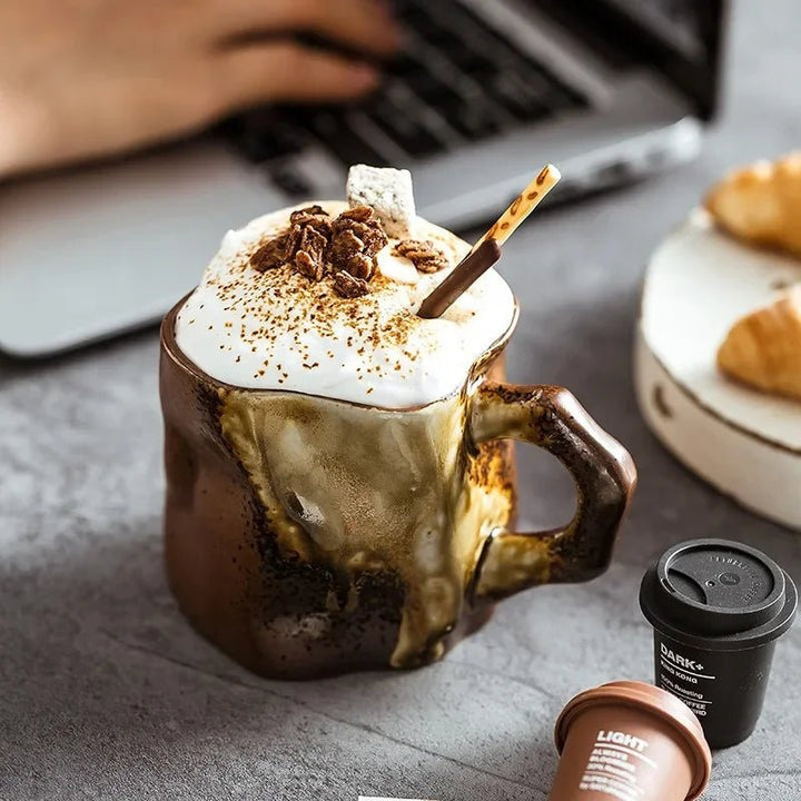 Handcrafted TerraVibe Mug – Unique 300ml Ceramic Cup for Coffee, Tea, and Cocoa 3