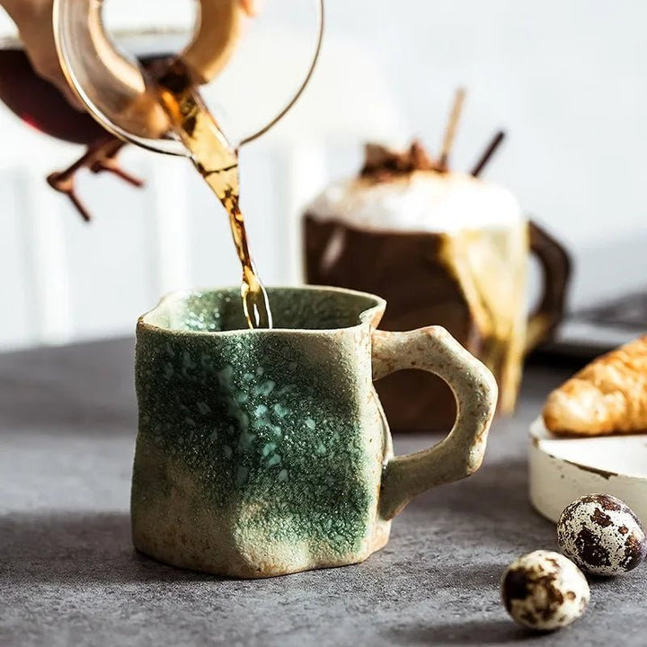 Handcrafted TerraVibe Mug – Unique 300ml Ceramic Cup for Coffee, Tea, and Cocoa 0