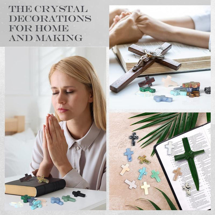 Handmade Natural Stone Faith Crosses Set Product Image 07