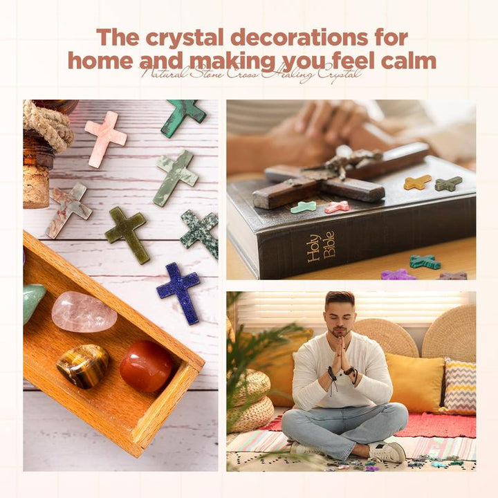 Handmade Natural Stone Faith Crosses Set Product Image 08
