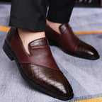 Harestin Leather Loafers (Gray US 6 / EU 38) - | Zavonix