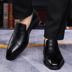 Harestin Leather Loafers (Gray US 6 / EU 38) - | Zavonix