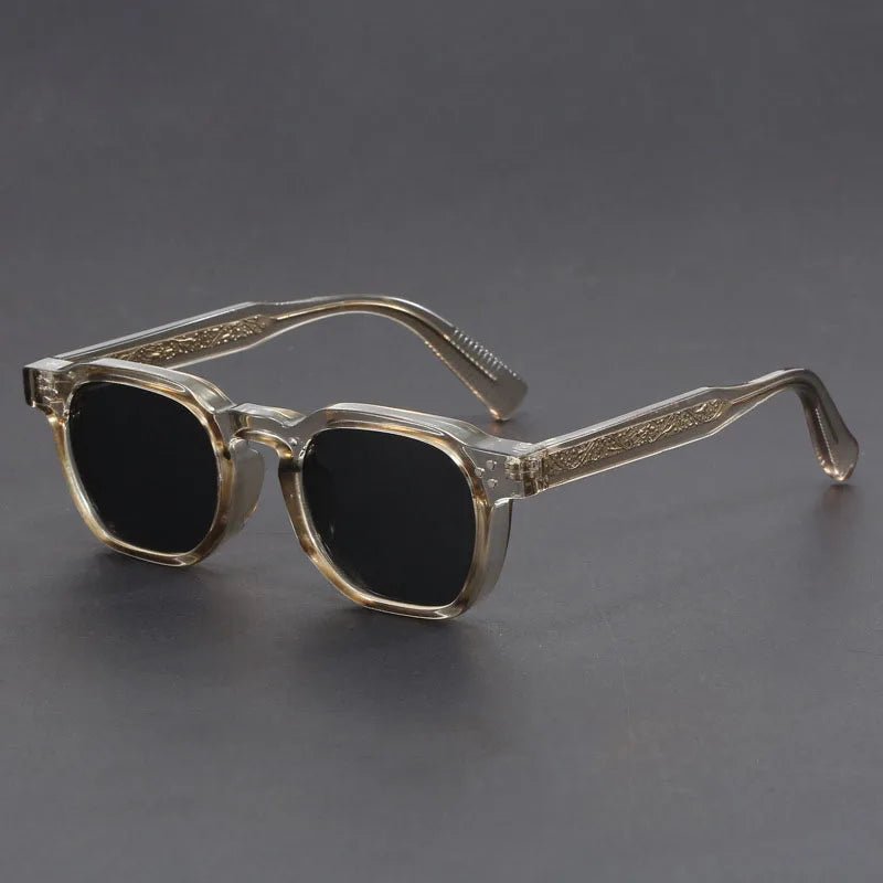 "Harlington" Timeless Rectangular Sunglasses (Black ) - Sunglasses | Zavonix
