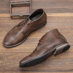 Harrington™ Leather Chukka Boots (Brown 40 (US 7)) - | Zavonix