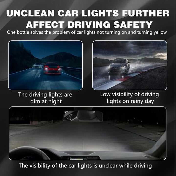 Headlight Restoration  — One Spray Renewal, Instantly Restoring Driving Confidence and Safety Shield