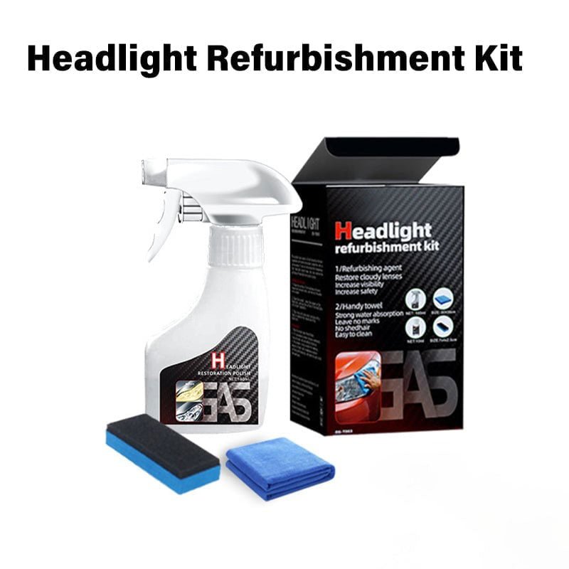 Headlight Restoration  — One Spray Renewal, Instantly Restoring Driving Confidence and Safety Shield