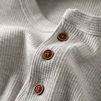 Henley Men's Henley Shirt (Light Grey XS) - Men's Apparel | Zavonix