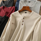 Henley Men's Henley Shirt (Red XS) - Men's Apparel | Zavonix