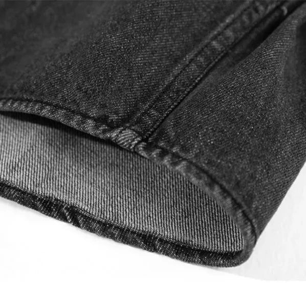 Henzar Denim Shirt (Black S) - Men's Apparel | Zavonix