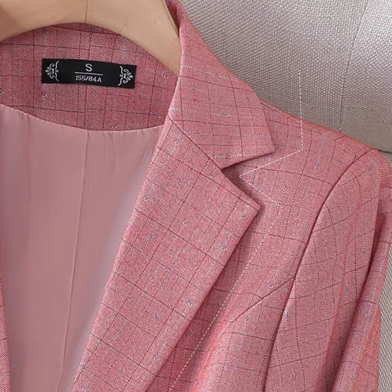 Heritage Grid Blazer™ — Command Every Room with Bold Confidence and Timeless Power (Black XS) - | Zavonix