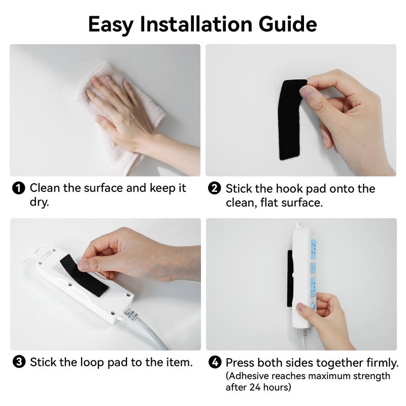Holdease Hook Loop Adhesive Mounting Strips Product Image 05
