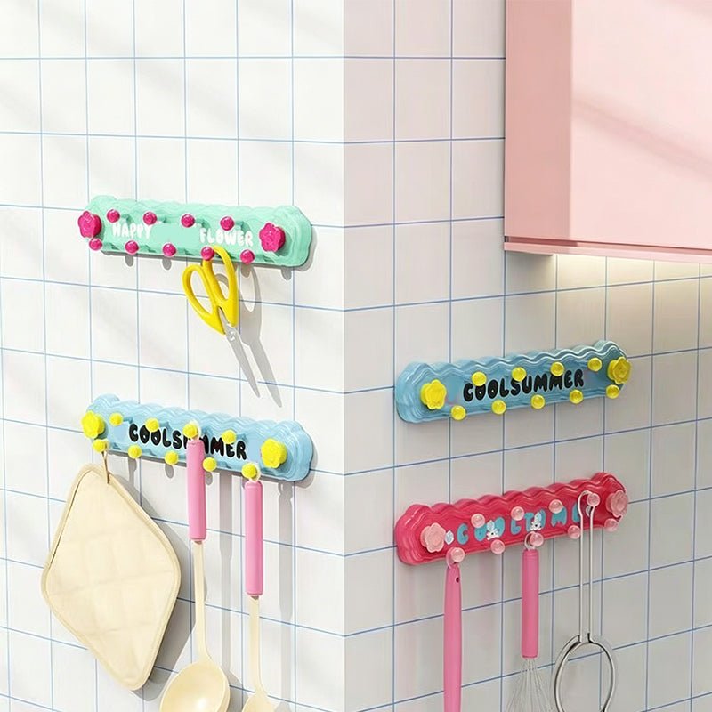Home Suction Cup Hook Rail Product Image 03