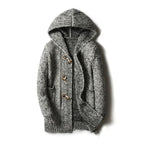 Hooded Knit Beast™ — Own the Cold with Bold Warmth and Unstoppable Style (Burgundy XS) - | Zavonix