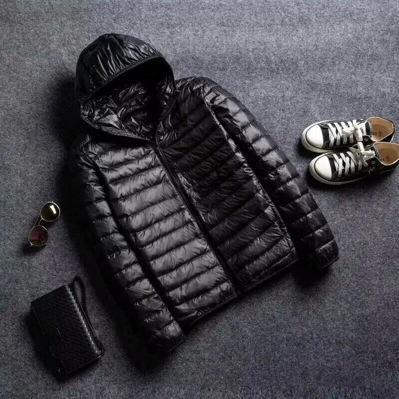 Hooded Quilted Jacket - your ideal winter layering choice (Black XS) - Jacket | Zavonix