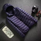 Hooded Quilted Jacket - your ideal winter layering choice (Purple XS) - Jacket | Zavonix