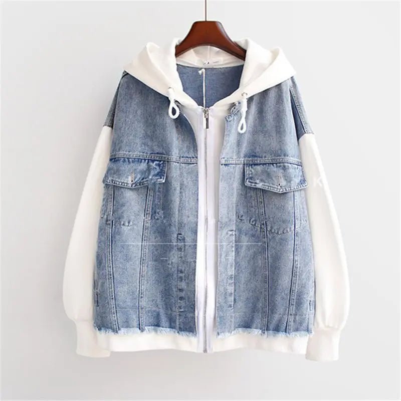 Hoodie - Denim Beast™ — Unleash Fierce Warmth and Command Every Look (White XS) - | Zavonix