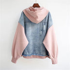 Hoodie - Denim Beast™ — Unleash Fierce Warmth and Command Every Look (Pink XS) - | Zavonix