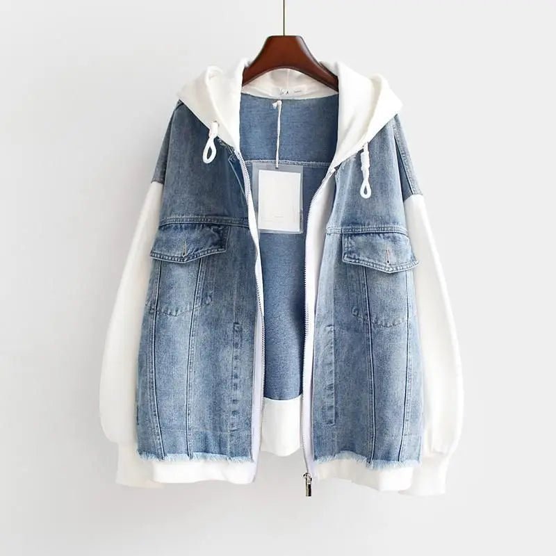 Hoodie - Denim Beast™ — Unleash Fierce Warmth and Command Every Look (White XS) - | Zavonix