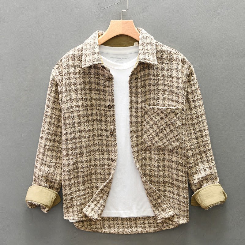 Houndcheck Jacket (Green XS) - | Zavonix