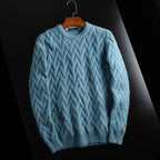 Hudsonia — Cotton Chevron Knit Sweater for Everyday Comfort (Green S) - | Zavonix