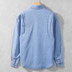 HUGO™ CHAMBRAY SHIRT (Navy Blue XS) - | Zavonix