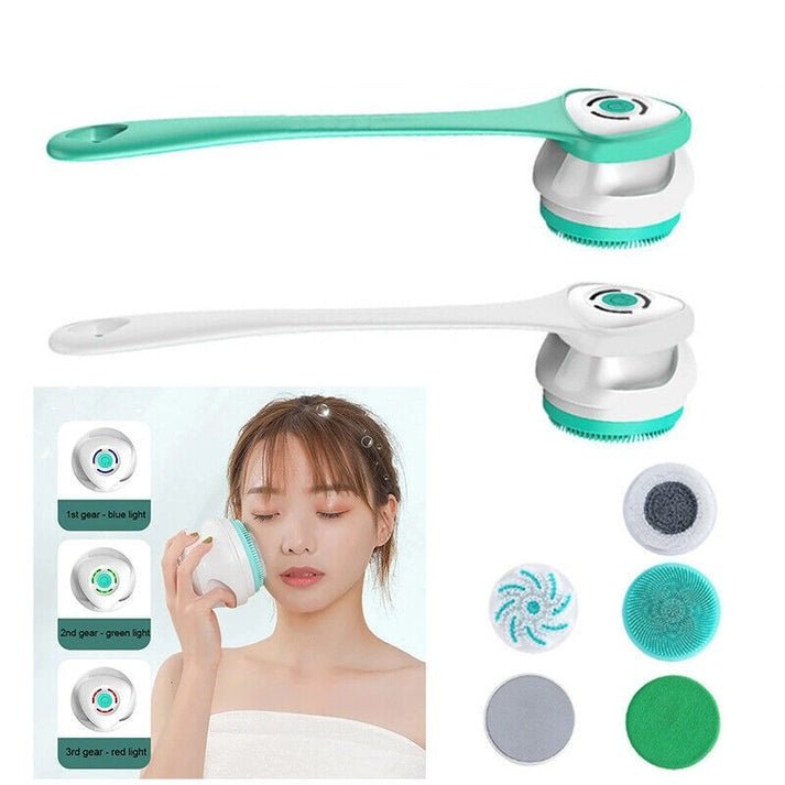 HydraPulse™ Pro — Iftaħ Ġilda Delikata bħat-Tifel u Massagg li Jnixxef il-Muskoli Kull Ħasil