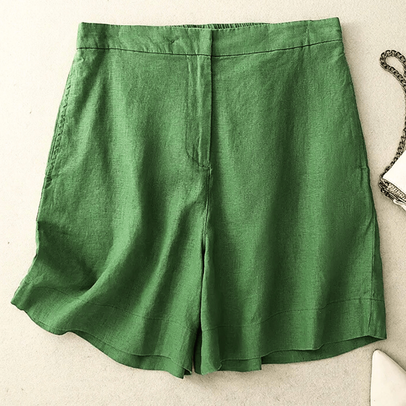 HyperLuxe Linen™ — Command Cool Confidence and Turn Heads All Summer Long (Green XS) - | Zavonix