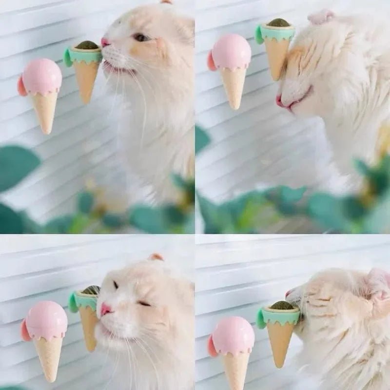 Ice Cream Catnip Toy 🍦 – Keep your cat entertained and active! - Zavonix