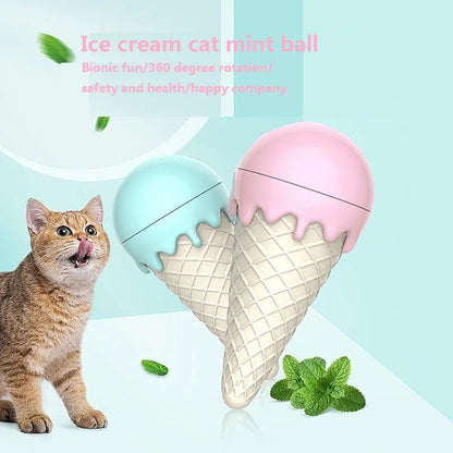 Ice Cream Catnip Toy 🍦 – Keep your cat entertained and active! - Zavonix