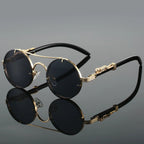 "Imperial Icon" Gold Sunglasses (Black ) - Sunglasses | Zavonix