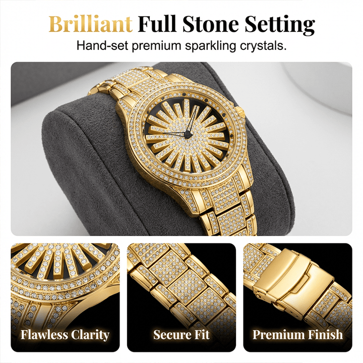Imperial Shine Crystal Mens Quartz Watch Product Image 04