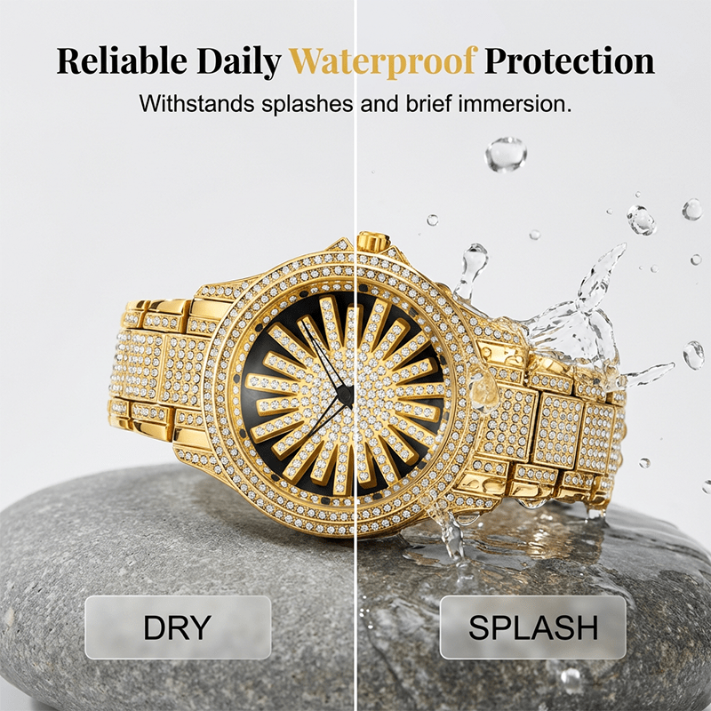 Imperial Shine Crystal Mens Quartz Watch Product Image 05