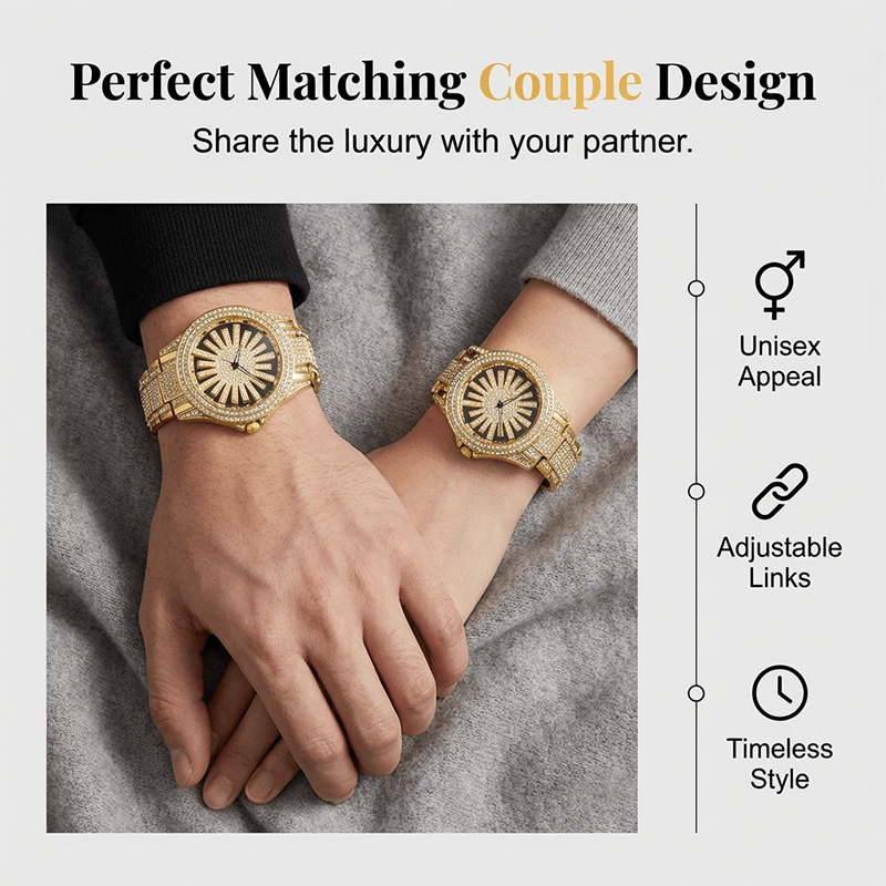 Imperial Shine Crystal Mens Quartz Watch Product Image 06