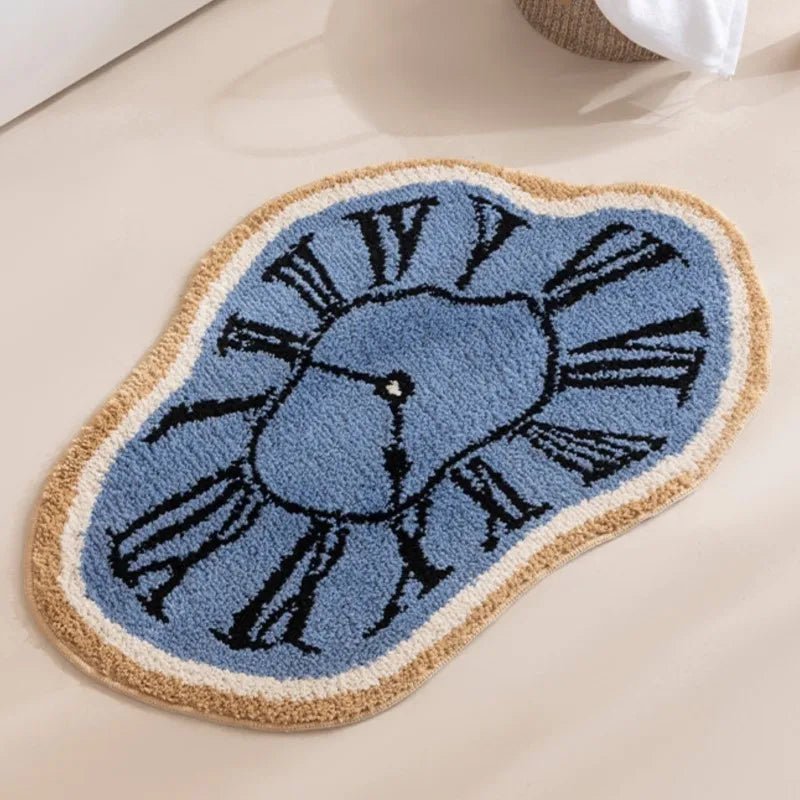 Infinity Clock Bath Mat – Soft Acrylic Mat with Hypnotic Design for Stylish Comfort 6