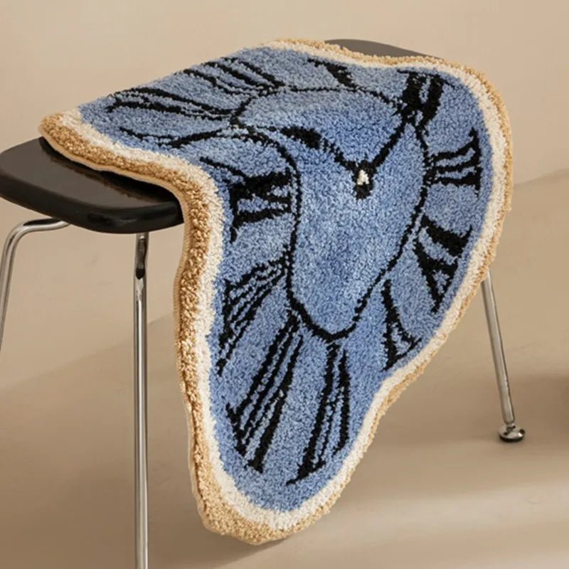 Infinity Clock Bath Mat – Soft Acrylic Mat with Hypnotic Design for Stylish Comfort 1