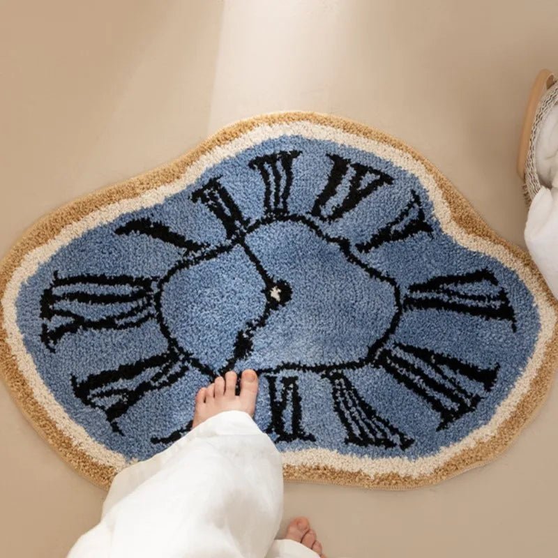 Infinity Clock Bath Mat – Soft Acrylic Mat with Hypnotic Design for Stylish Comfort 2
