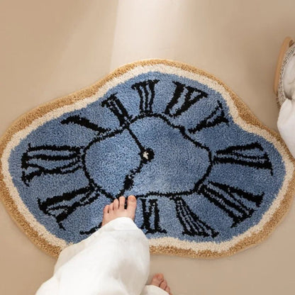 Infinity Clock Bath Mat – Soft Acrylic Mat with Hypnotic Design for Stylish Comfort 2