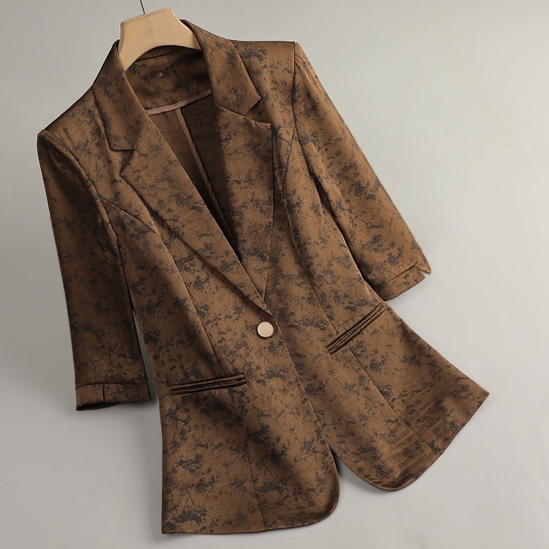 Ink - Wash Jacket™ — Own the Room with Effortless Confidence and Bold Artistic Flair (Black XS) - | Zavonix