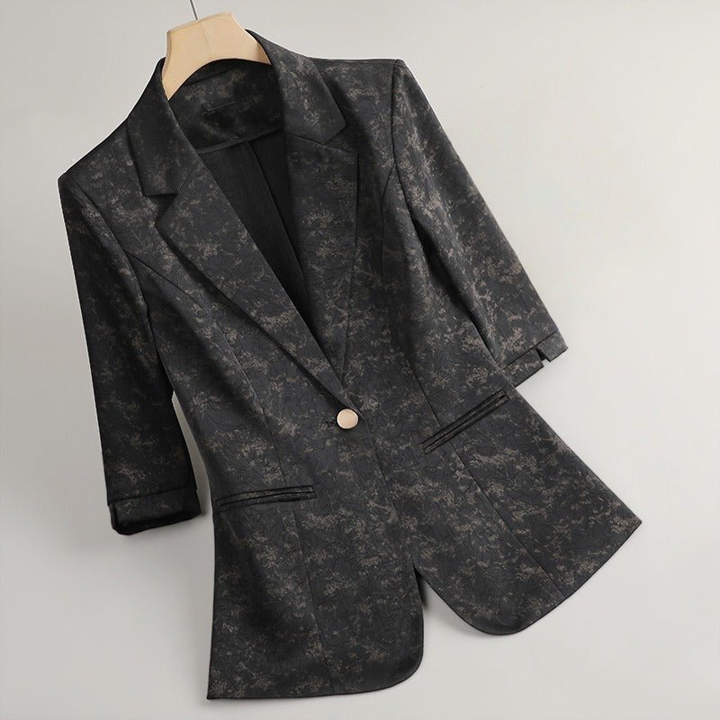 Ink - Wash Jacket™ — Own the Room with Effortless Confidence and Bold Artistic Flair (Black XS) - | Zavonix