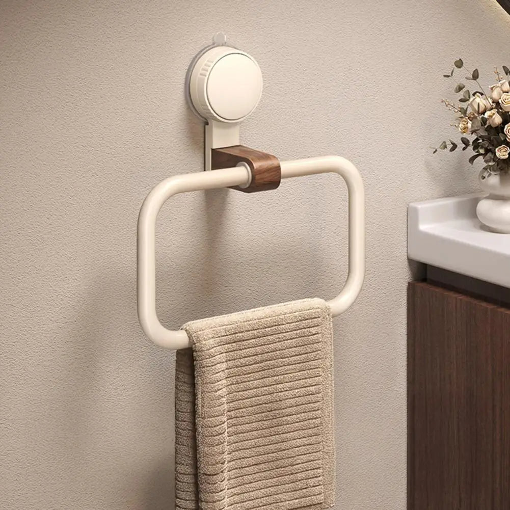 IonGrip Towel Holder with 180° Pivot – Durable Stainless Steel and Walnut Design 8
