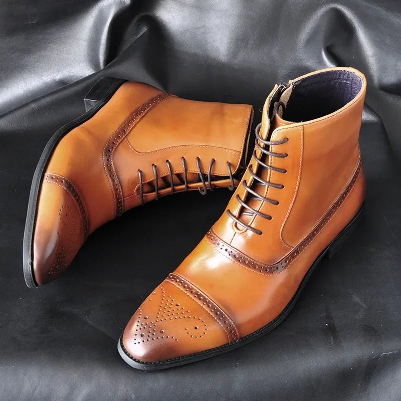 Ironclad Comfort Boots™ — Crush Pain and Command Every Step with Unstoppable Confidence (Caramel 6) - | Zavonix
