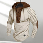 "Ironclad" Lace - Up Fighter Hoodie (Black M) - | Zavonix