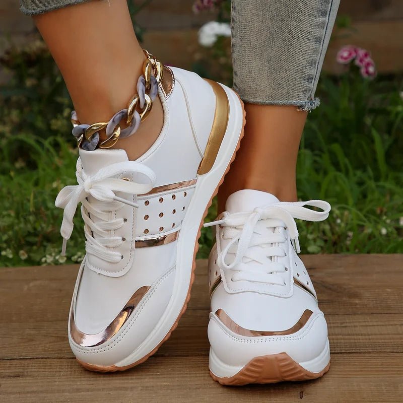 Isabella™ Casual Sneakers by (White 35) - | Zavonix